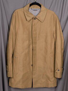 S.T. Dupont Car Coat - Camel tan